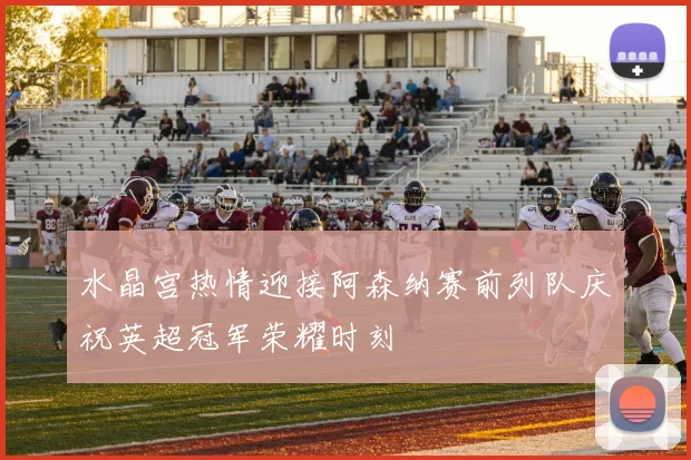 水晶宫热情迎接阿森纳赛前列队庆祝英超冠军荣耀时刻